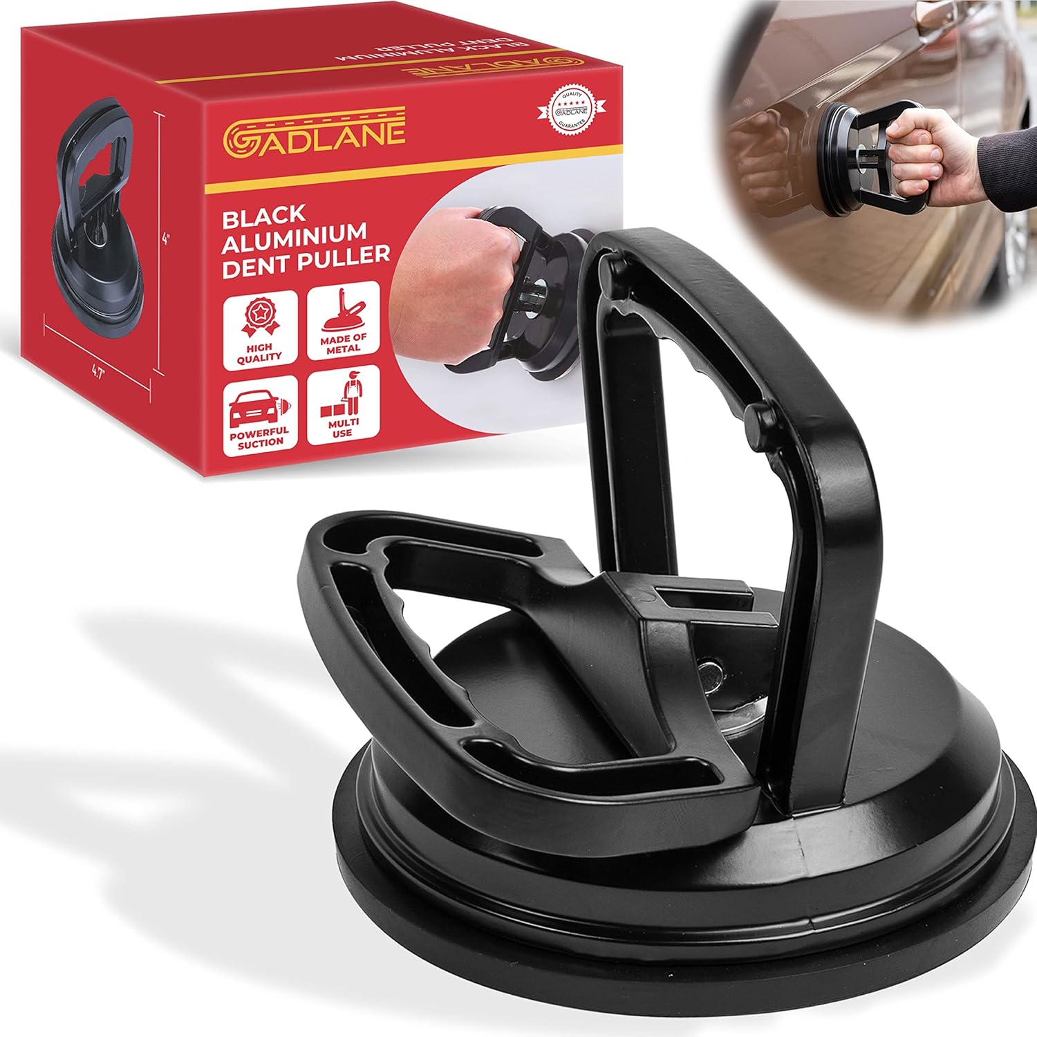 GADLANE Car Dent Puller Heavy Duty Black Aluminium Dent Puller
