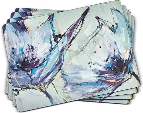 Miniatura 10 de Pimpernel Martha's Choice Collection - Juego de 4 manteles individuales resistentes al calor, tabla con respaldo de corcho, juego de manteles