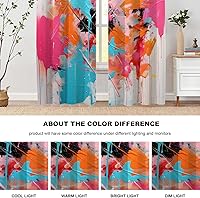 Vista 1133 de Cenefas de cocina modernas con patrón de cobre marrón dorado para ventanas, cenefas opacas abstractas de marcas de arañazos y cortinas opacas