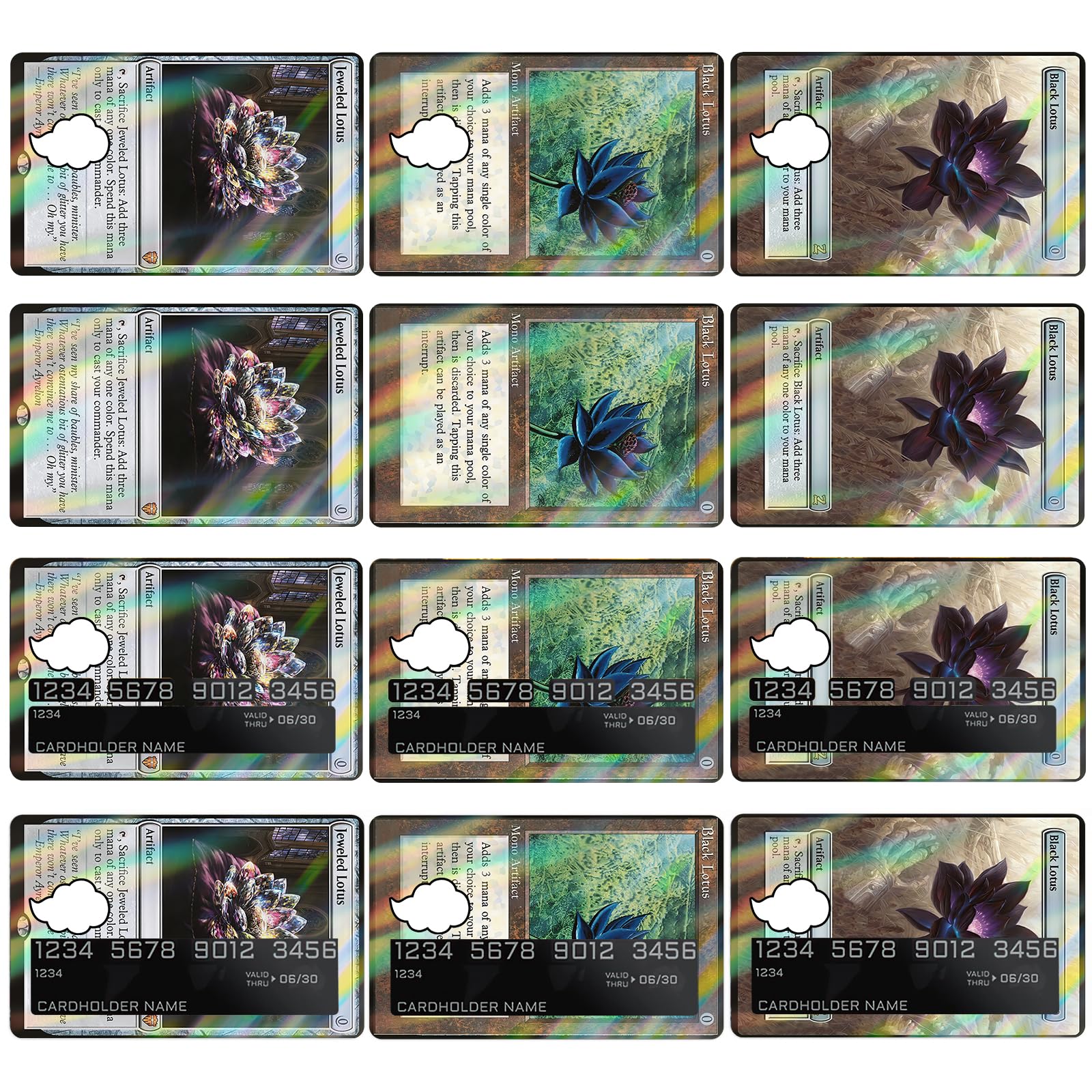 sticker cards mtg Amazon.com: Babymiu Game Black Lotus MTG Debit Credit Card Cover Sticker  Decal Skin（12 Pcs） Gaming Aesthetic Card Art Decor Gifts Merch Supplies for  EBT Debit Transportation Key Cover Personalizing Bank Card :