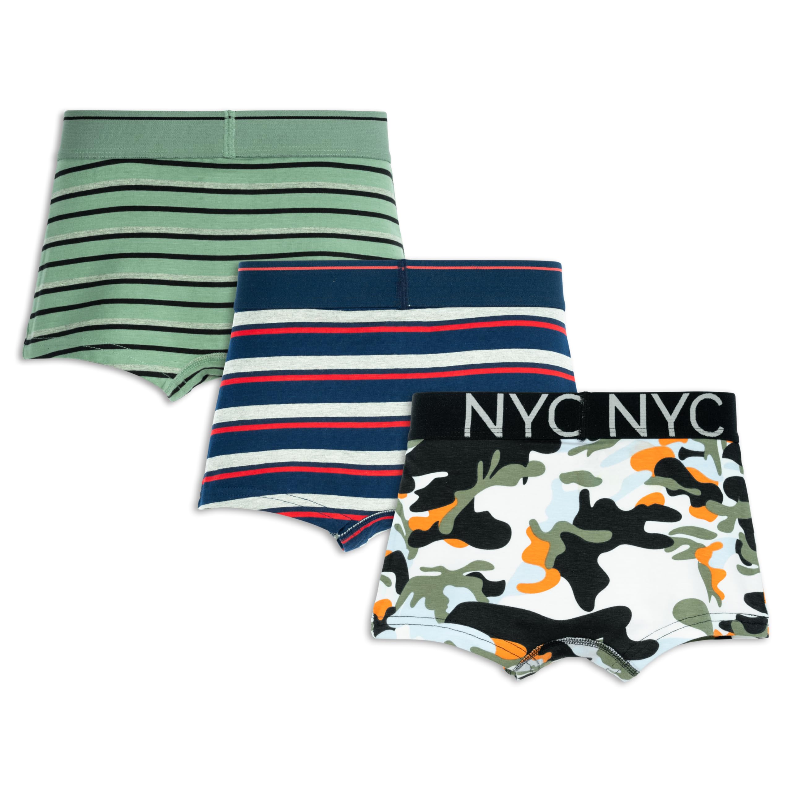 ARIEL Boys Cotton Boxers(Pack of 3)(AR-BT-P3-13-14_Years-S1-green_str) - Image 2 thumbnail