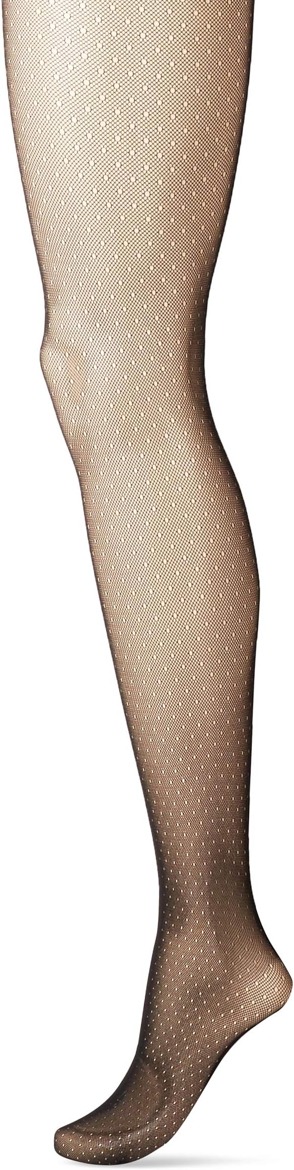Just My Size Women's P2 JMS DOT NET TIGHT, Black, 3X/4X