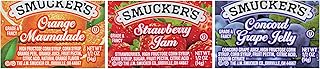Grape Jelly, Strawberry & Orange Marmalade, 200 Count