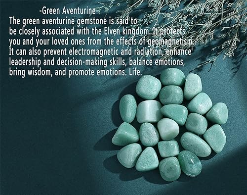 Miniatura 2 de MAIBAOTA Cristales de aventurina verde, cristales curativos naturales pulidos a granel, piedras preciosas de equilibrio de energía, piedras