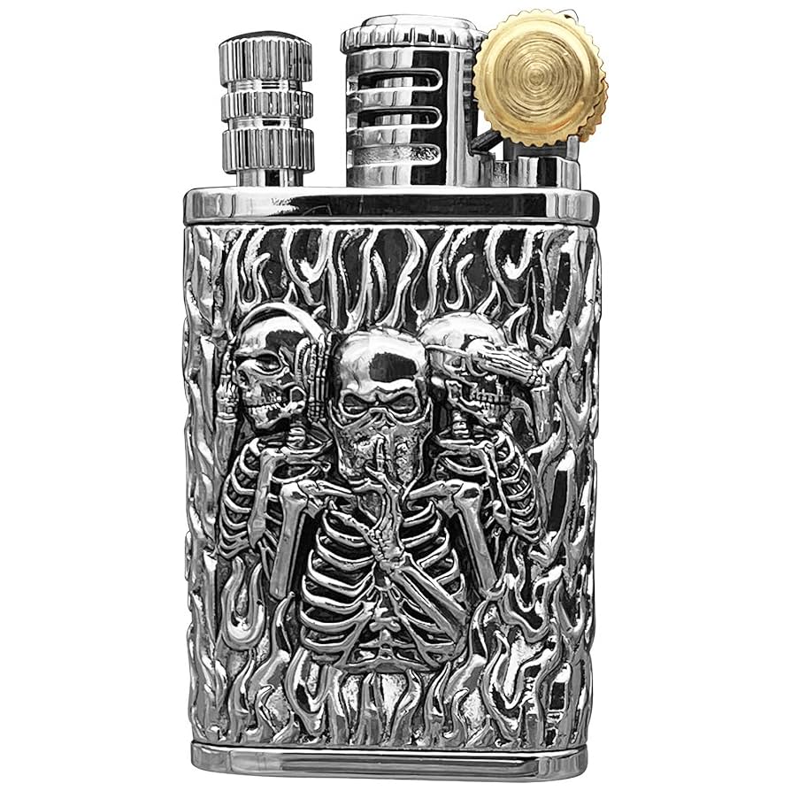Amazon.com: Permanent Match Vintage Cool Skull Cigarette