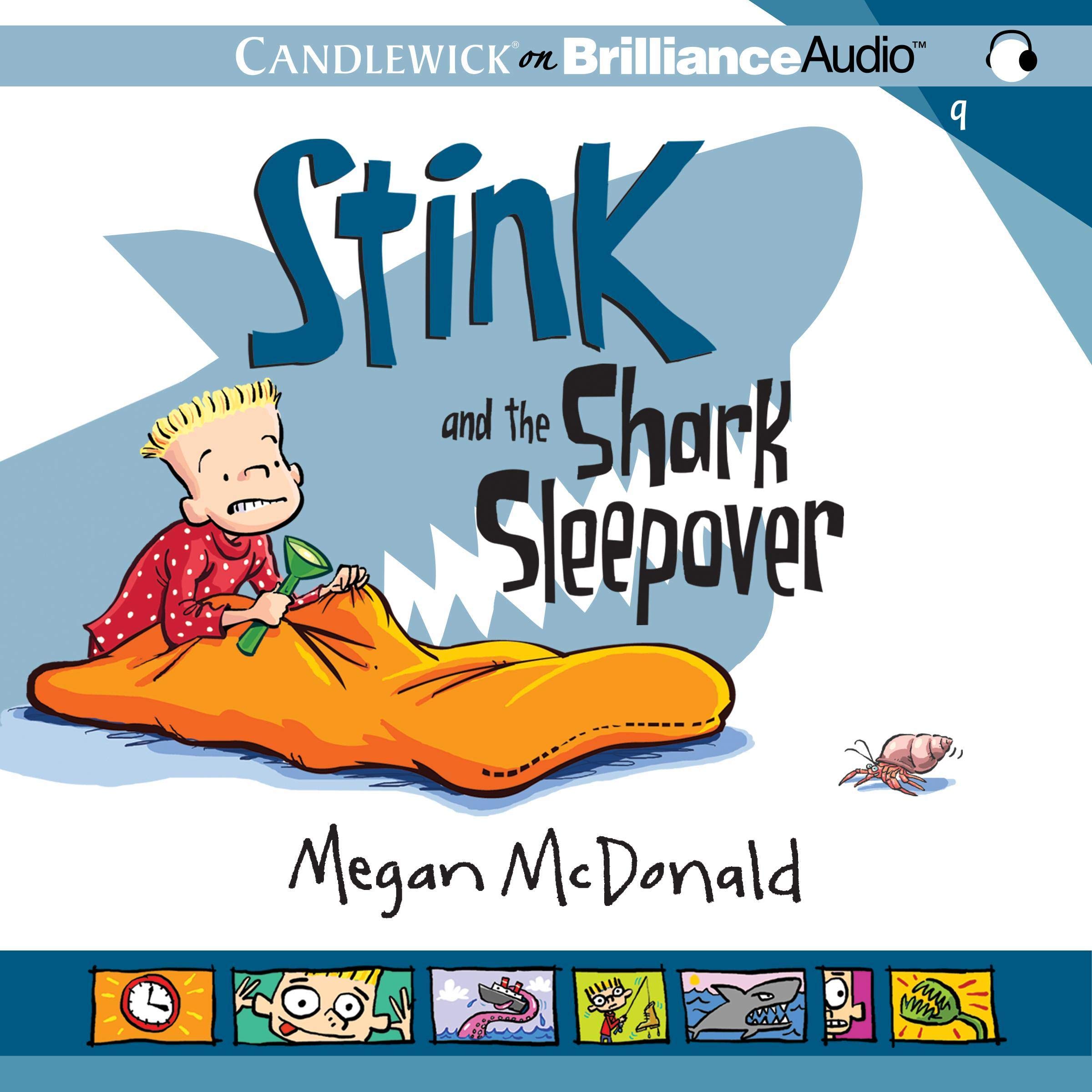 Cover art for Stink and the Shark Sleepover