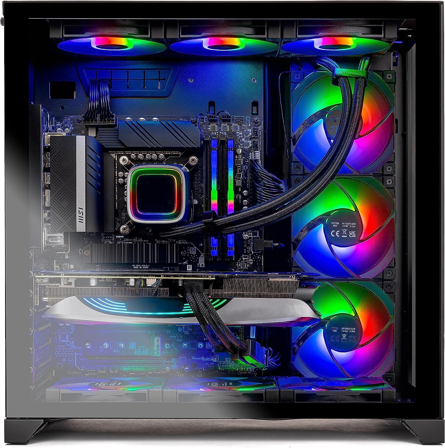 Amazon.com: Skytech O11D Gaming PC Desktop, Ryzen 7 7800X3D 4.2