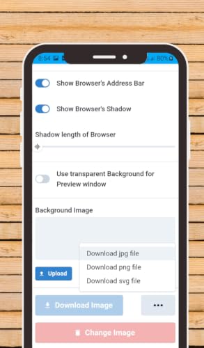 Screenshot Mockup to design – vue 5