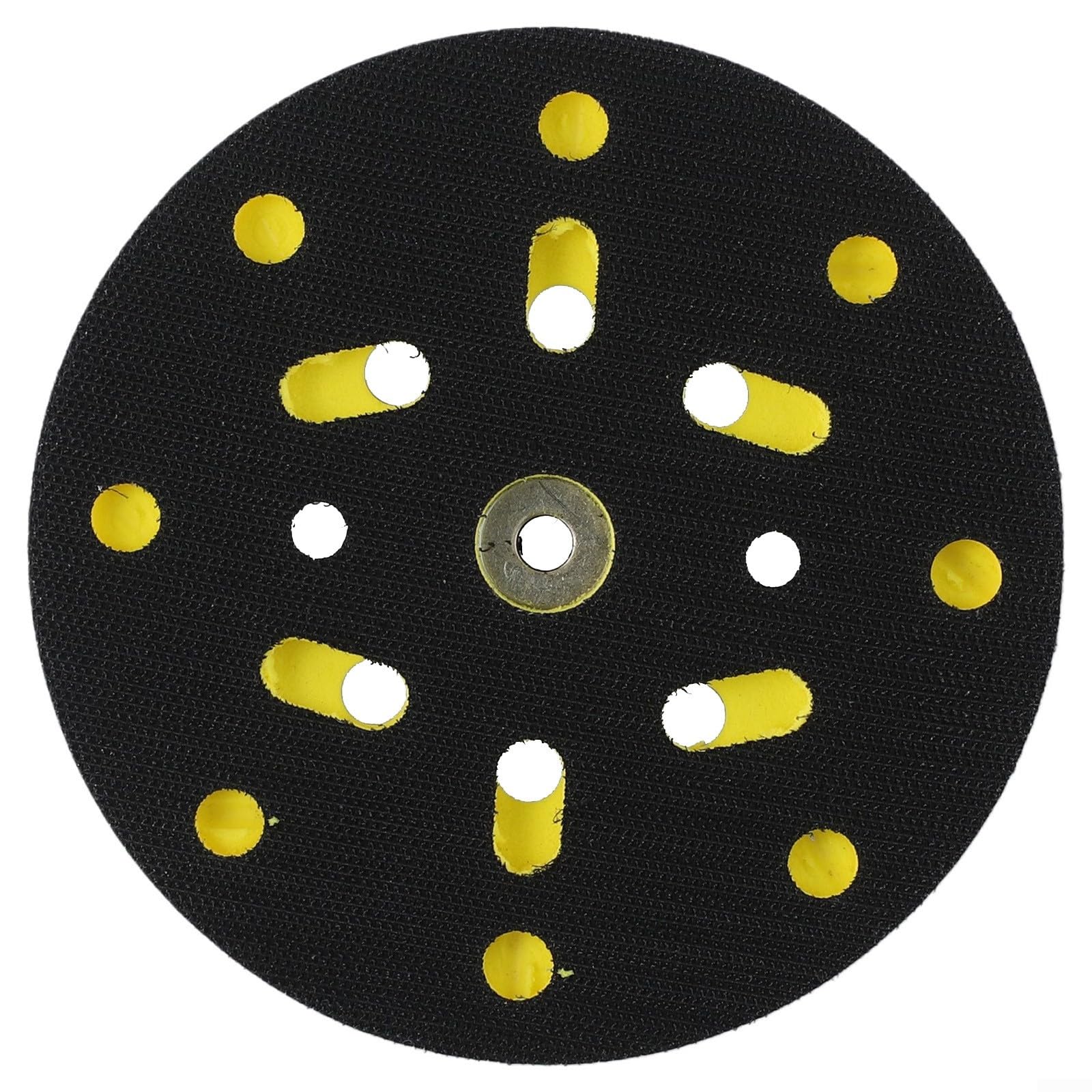 Disco abrasivo da 150 mm con 17 fori, compatibile con FESTOOL RO 1, BO 6030, BO 6040, ES 150 - 6 pollici per levigatrice eccentrica, filettatura M8/5/16-24, fino a 12000 giri/min