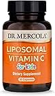 Dr. Mercola, Liposomal Vitamin C for Kids Capsules, 125 mg, 30 Servings ( 30 Capsules), Non GMO, Soy Free, Gluten Free
