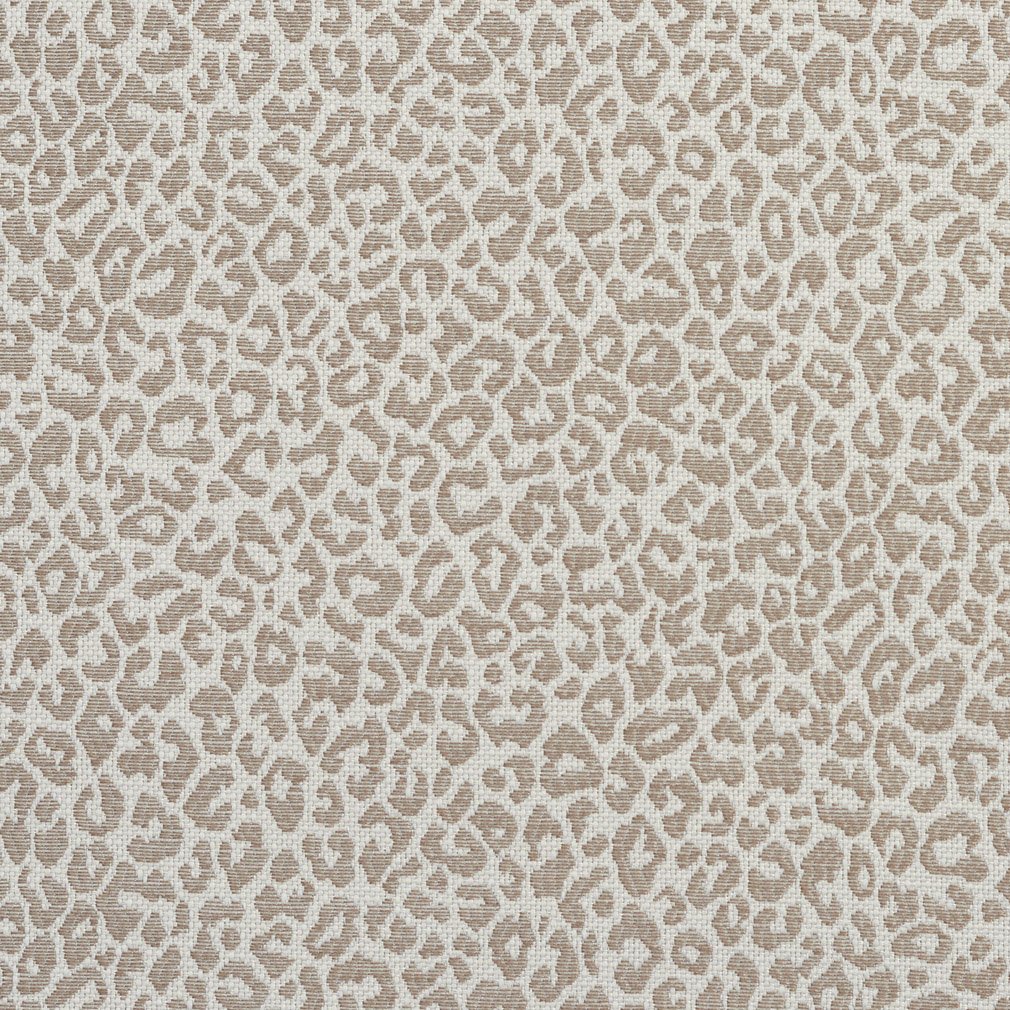 Taupe Leopard Woven Textured Upholstery Fabric by The Yard - SKU: Fulton Taupe