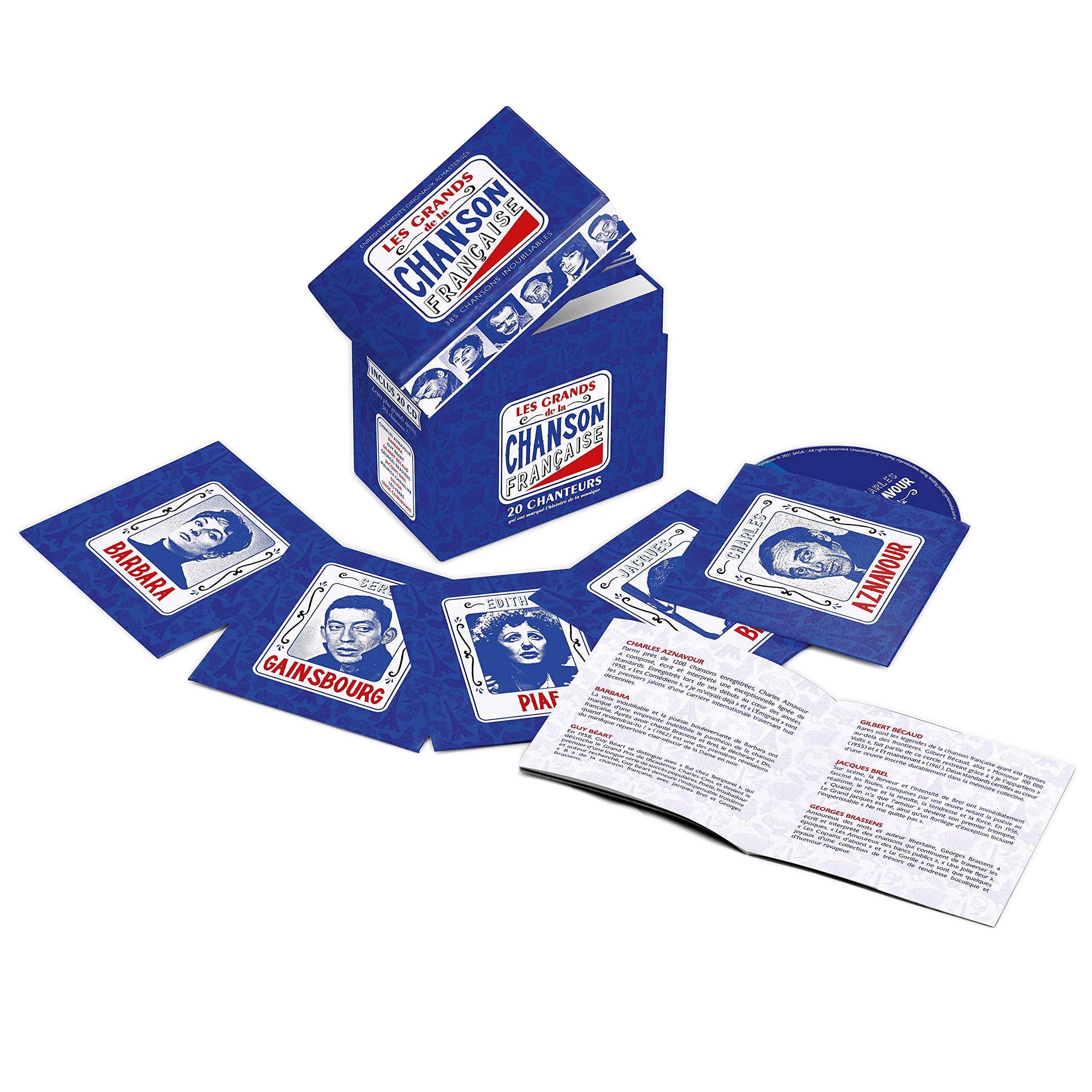 Les grands de la chanson française [Coffret 20 CD - Tirage limité]