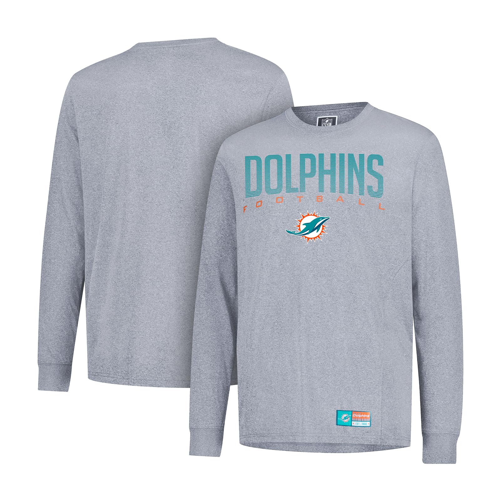 Ultra Game NFL - Maglietta da Uomo Active Lightweight Quick Dry a Maniche Lunghe