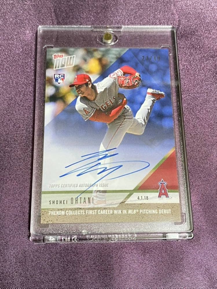 Amazon.co.jp: 大谷翔平 直筆サイン カード トレカ メジャー初