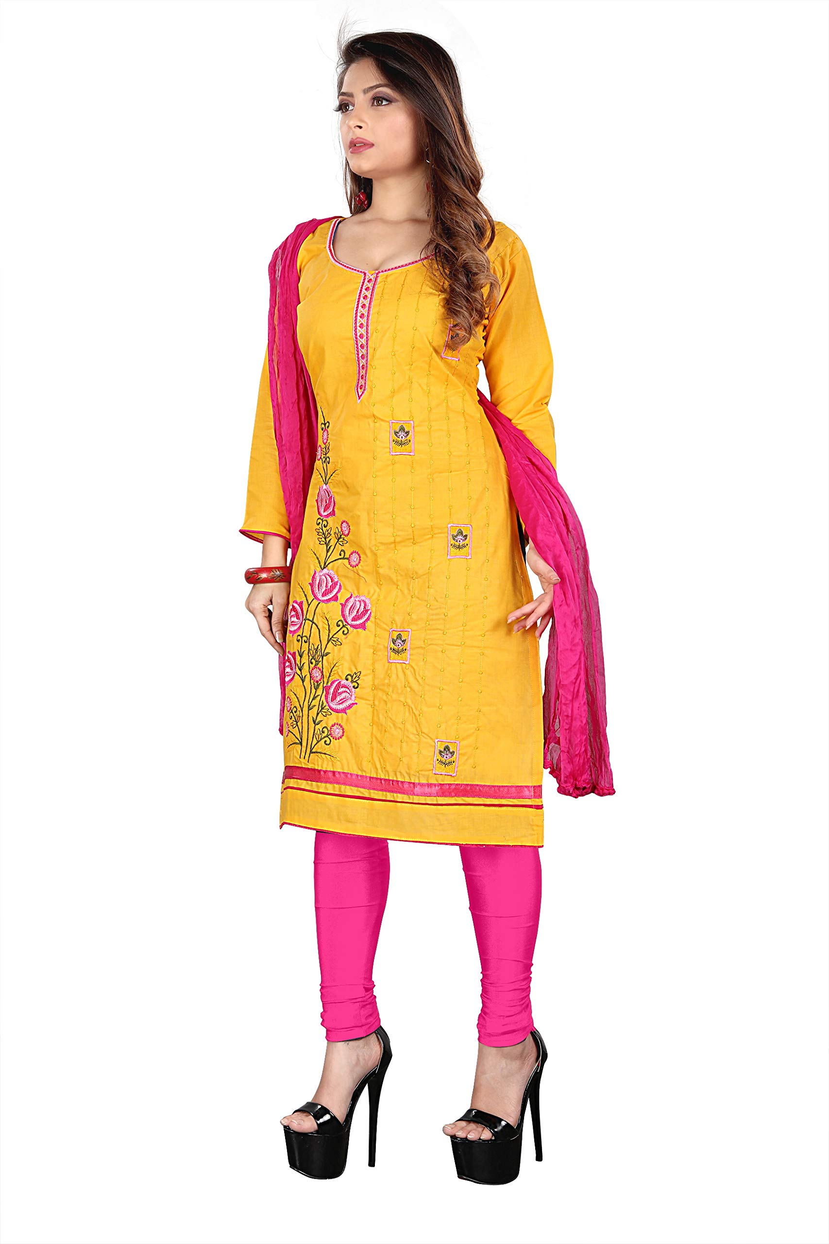 EthnicsetWomen's Cotton Salwar Suit