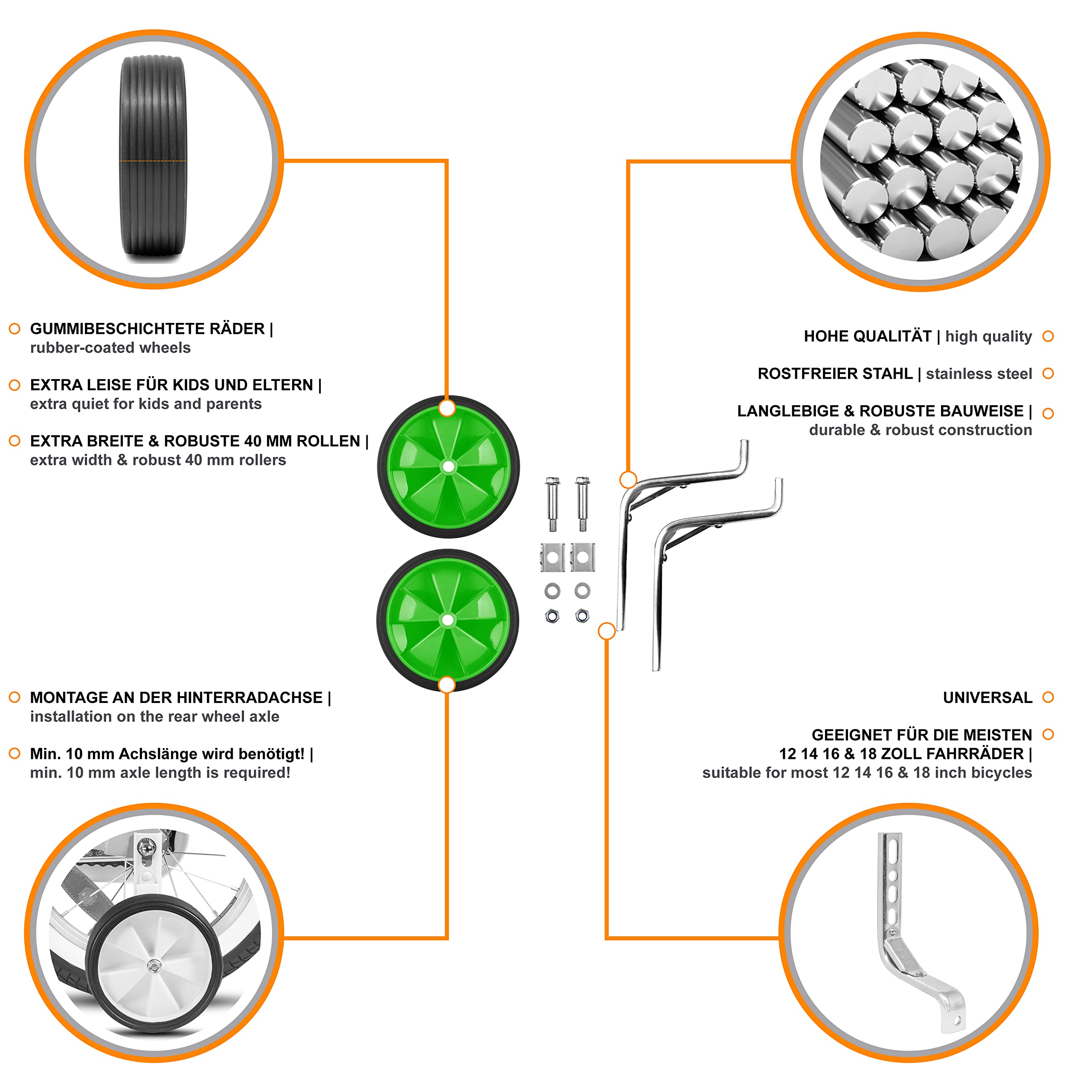 Bicicletta Bambina 16 Pollici Bicicletta Bambino 12 Pollici Caskunbsy - Con Rotelle Rimovibili, Telaio Acciaio, Per 3-4 Anni Bicicletta Bambino 4 Anni
