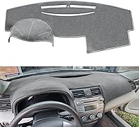 REMOCH Custom Fit Dash Cover for Toyota Camry 2007-2011 - Dark Gray Flet Fabric Dashboard Mat Pad Protector