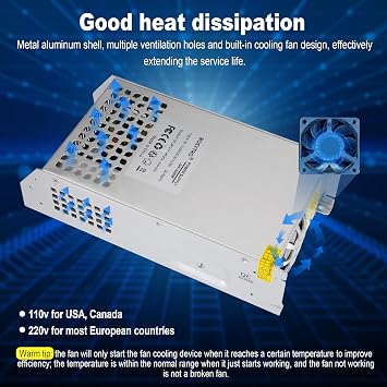 DC 24V 41.6A 1000W Switching Power Supply SMPS AC 110V / 220V-DC 24V Transformer Adapter, for Medical Equipment,CNC,Computer Project of Industrial Power Supplies