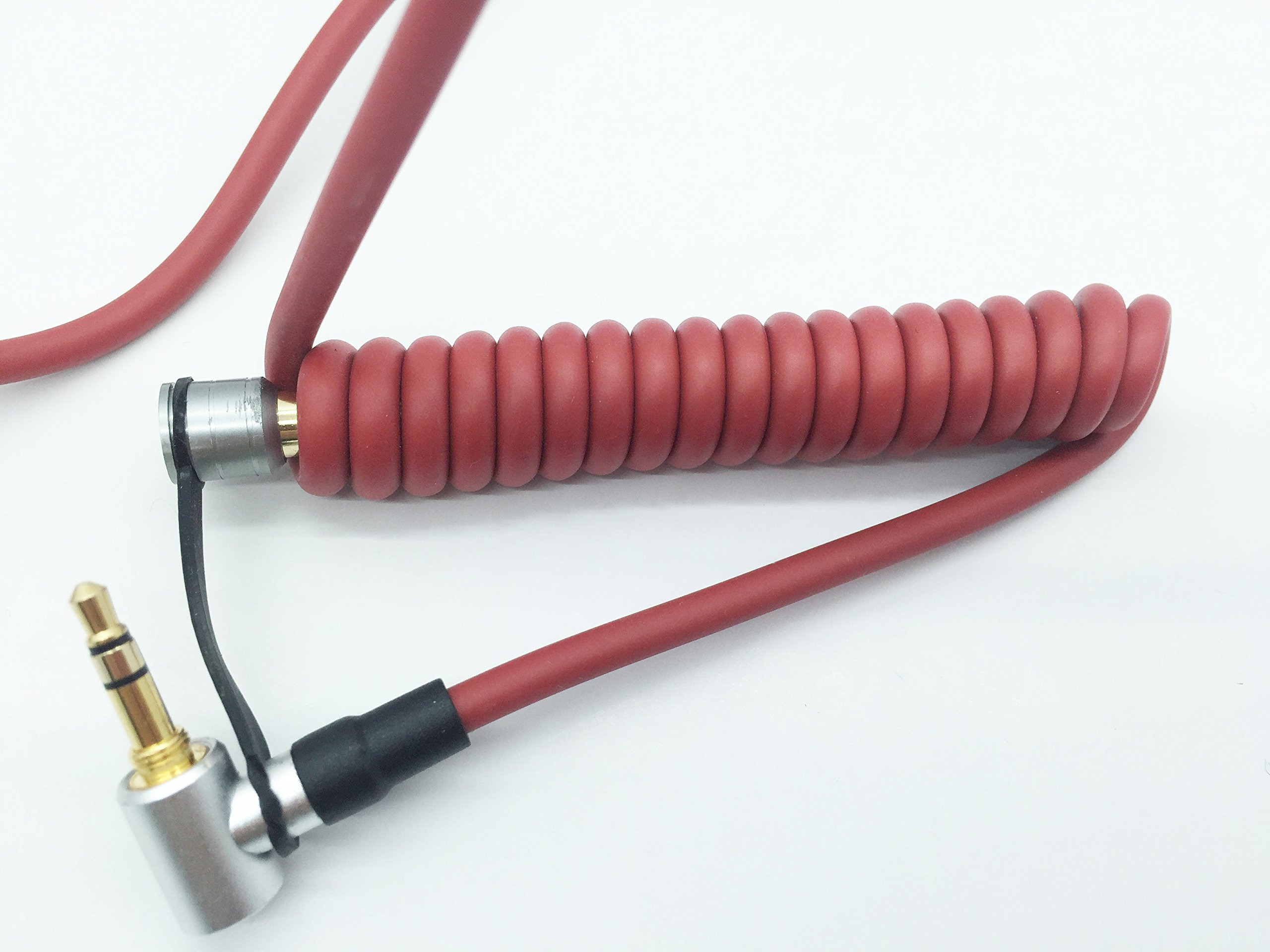 Replacement Audio Extension Cable Line Wire Cord for Monster Beats By Dr Dre Profession pro Headphones (Red)