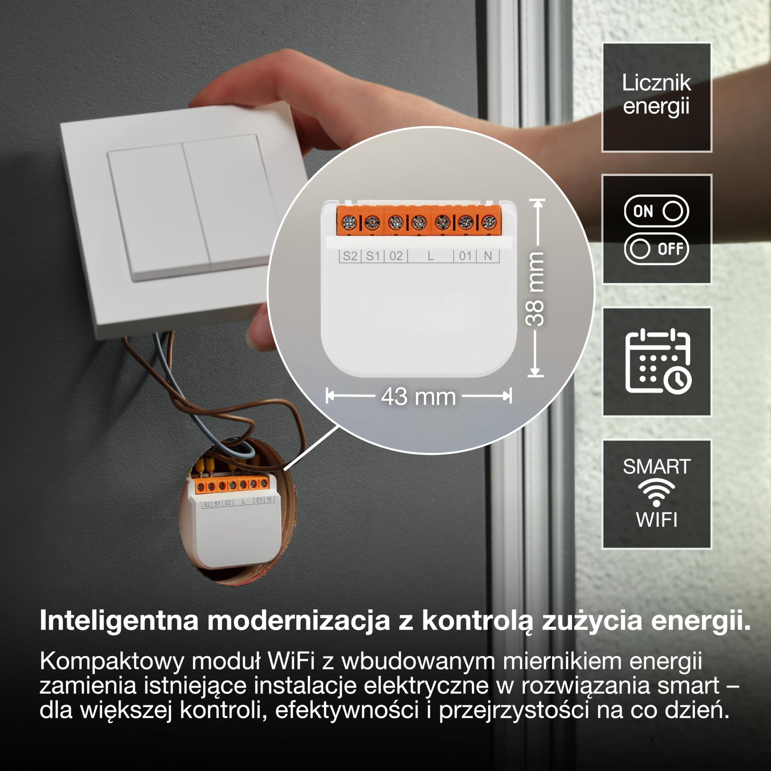 SMART+ WIFI SWITCH MODULE 2 Channel