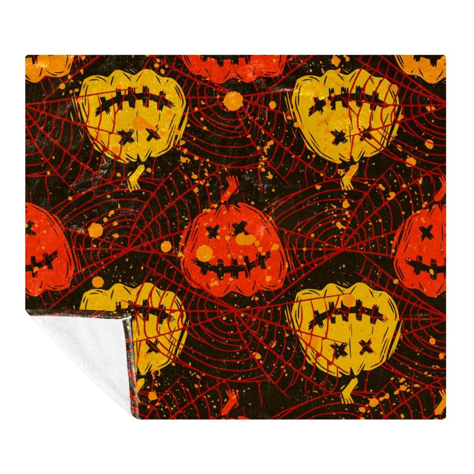 Couverture Halloween douce 150x200 cm le cadeau frissonnant pour petits et grands