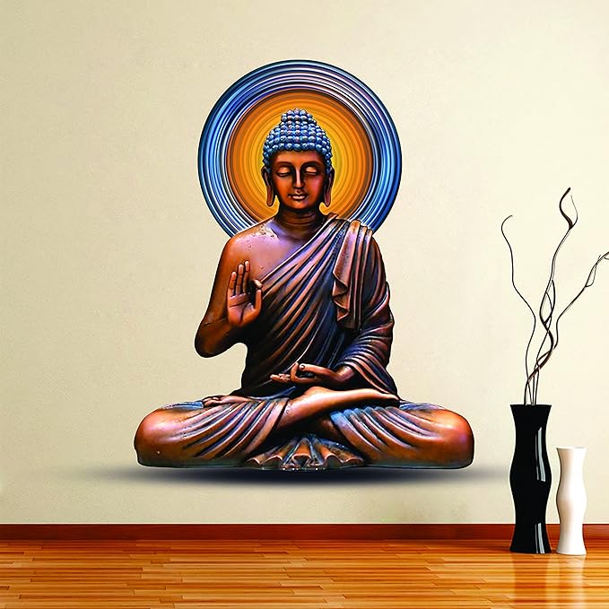 DivineDesigns™ Buddha Wall Sticker Amazon.in Home & Kitchen