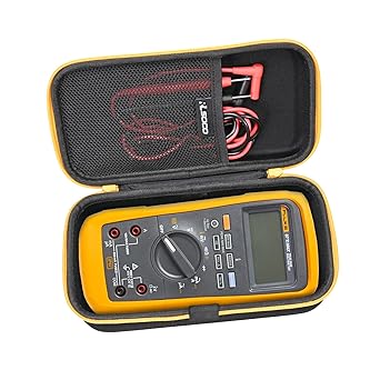 RLSOCO Hard Case for Fluke 87V MAX Digital Multimeter/Fluke 87V/E2 Industrial Electrician Combo Kit