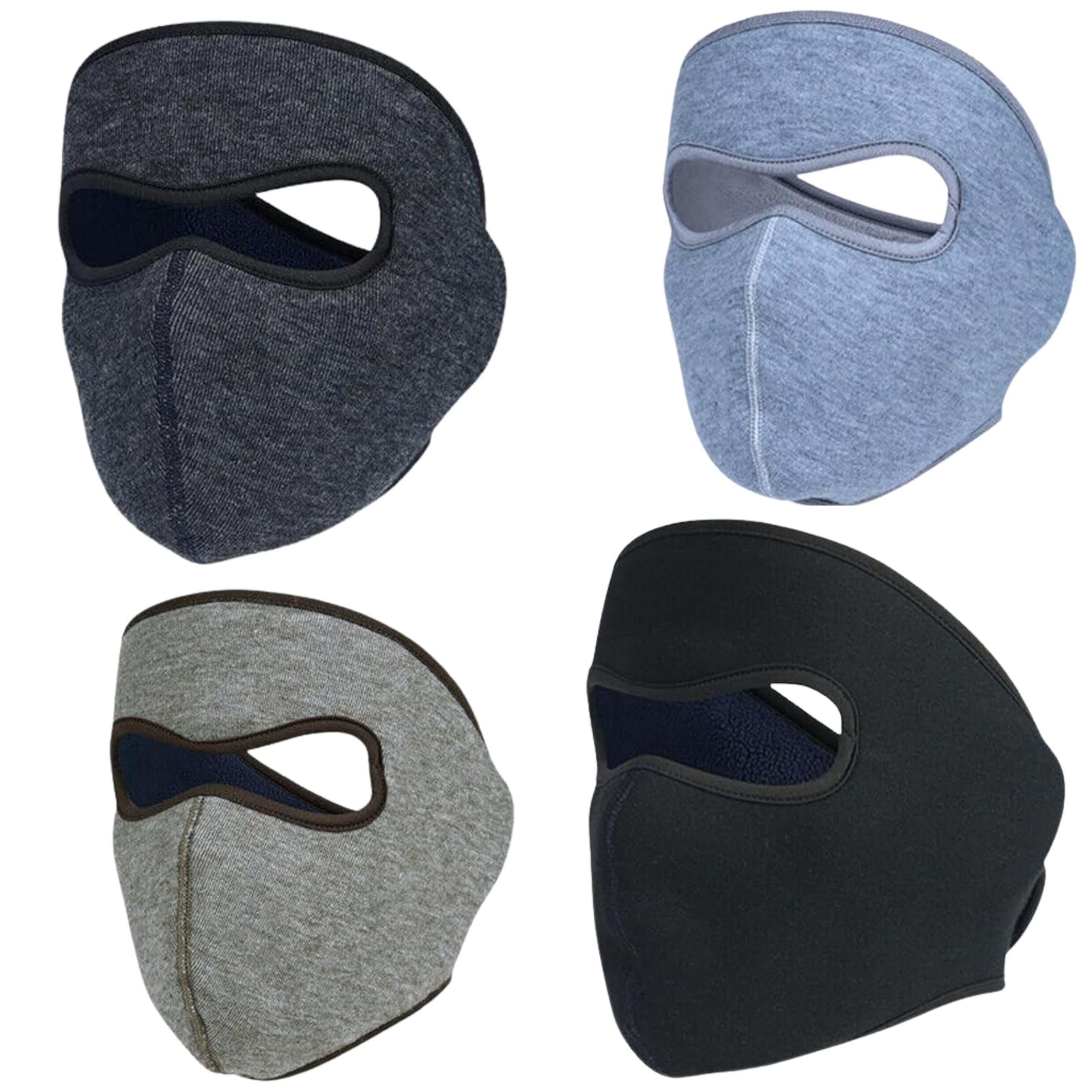 TOMORROW Face Mask for Bike Riding, Dust Protection, UV Protection for & Outdoor Activities in Summer & Winter, Breathable Cotton COMBO PACK OF 4