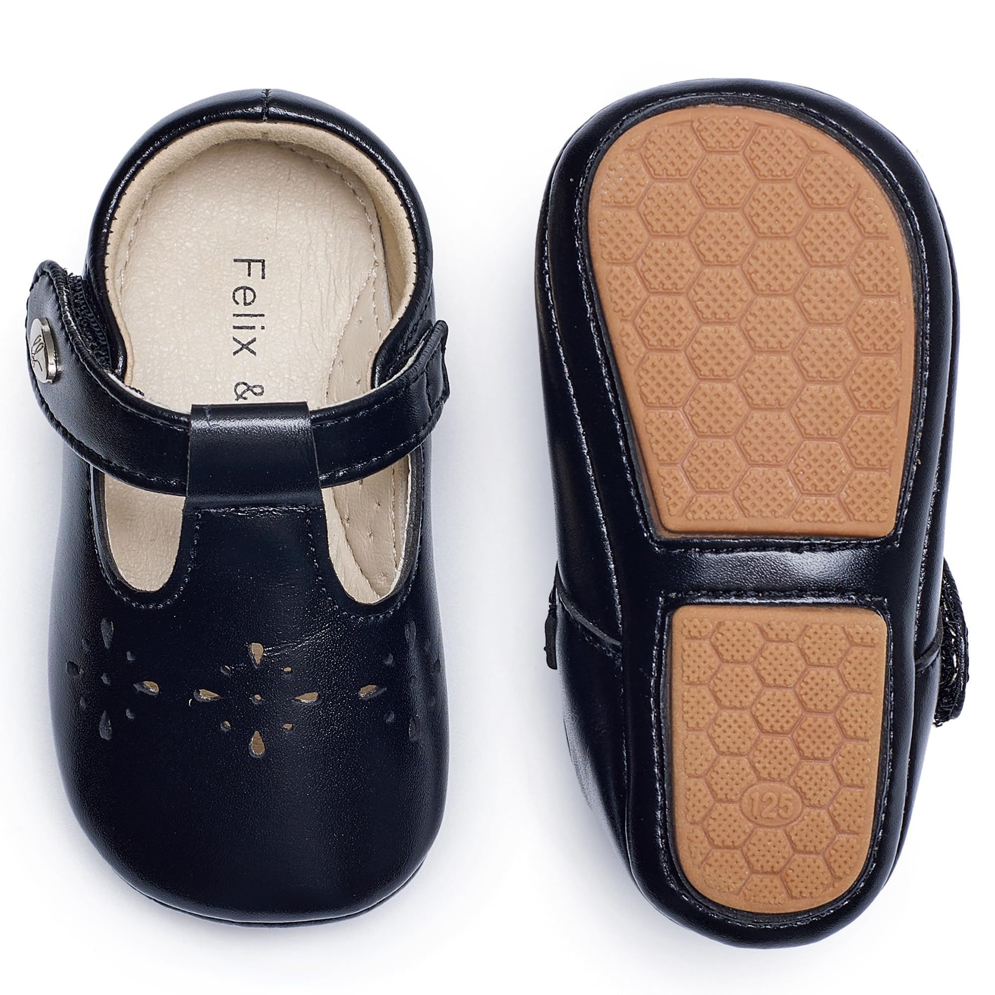 Soft Sole Baby Dress Shoes - Infant Baby Walking Shoes Moccasinss Rubber Sole Crib Shoes
