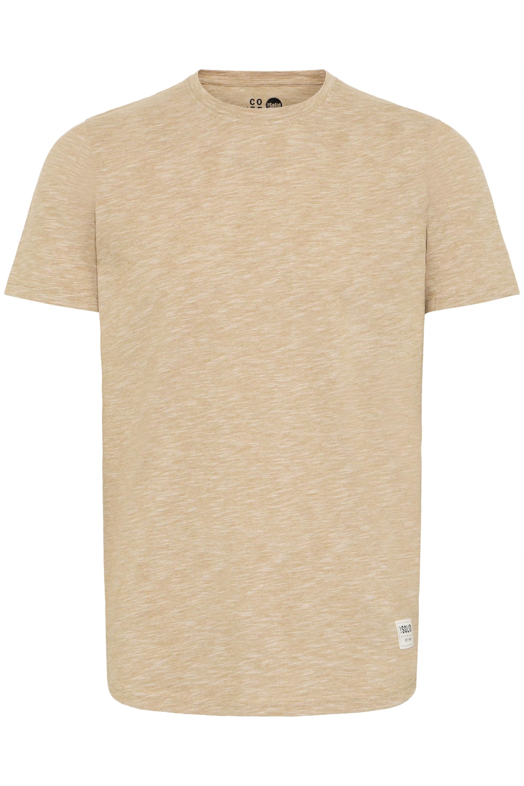 !Solid SDFigos Herren T-Shirt Kurzarm Shirt mit Rundhals-Ausschnitt 100% Baumwolle Regular fit