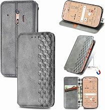 Applicable to Easy Smartphone F-42A / Easy Smartphone me F-01L Case Notebook Type Business Phone Case Mobile Phone Protective Cover Strong Adhesion Notebook Type Multi-Functional Mobile Phone Holster