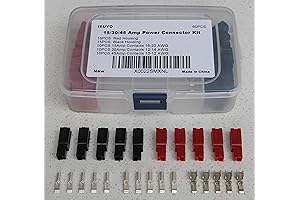 Power Connectors Assortment Kit: AWG10-20 60pcs Powerpole Connectors Terminal Set