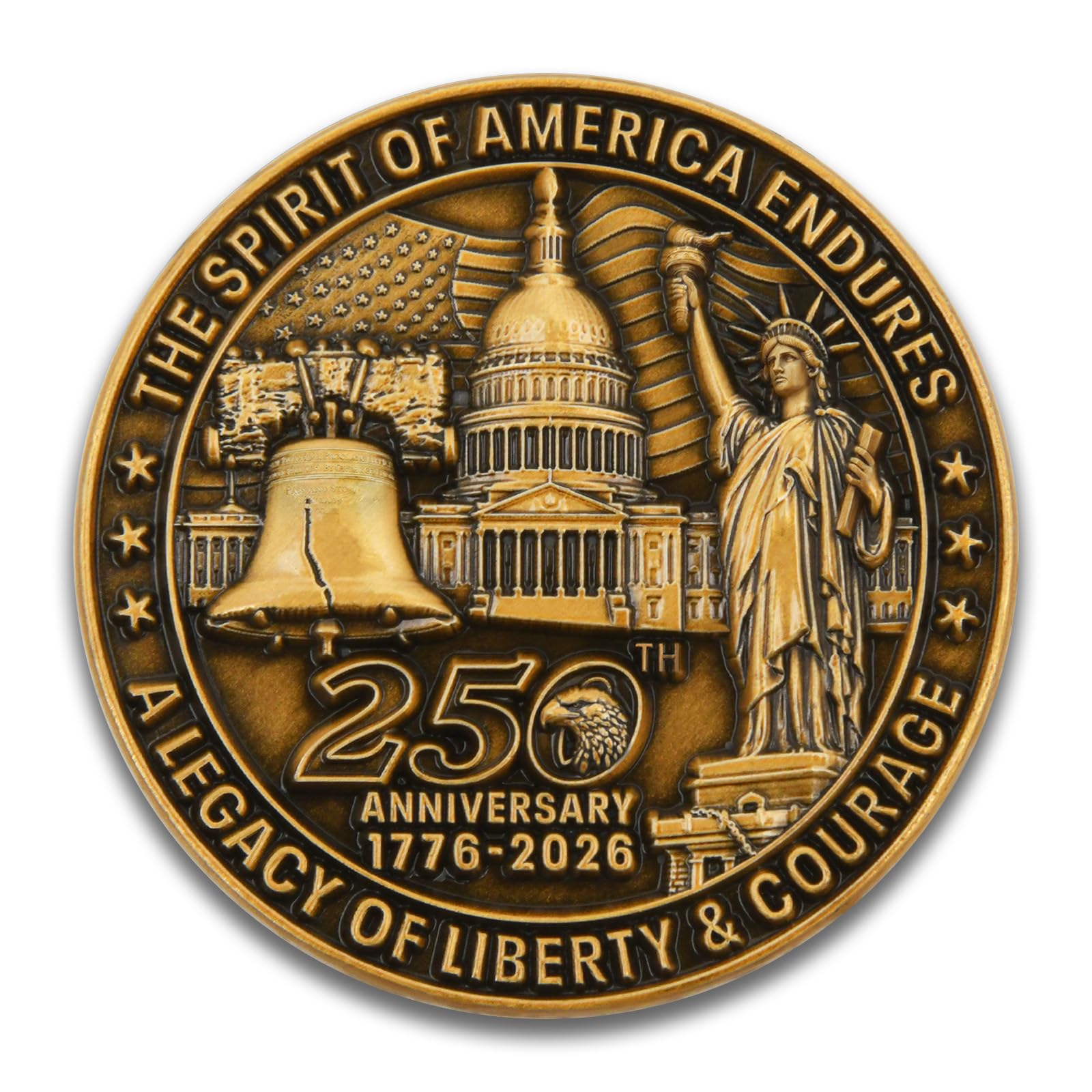 Amazon.com: USA 250th Anniversary Commemorative Zinc Alloy Coin
