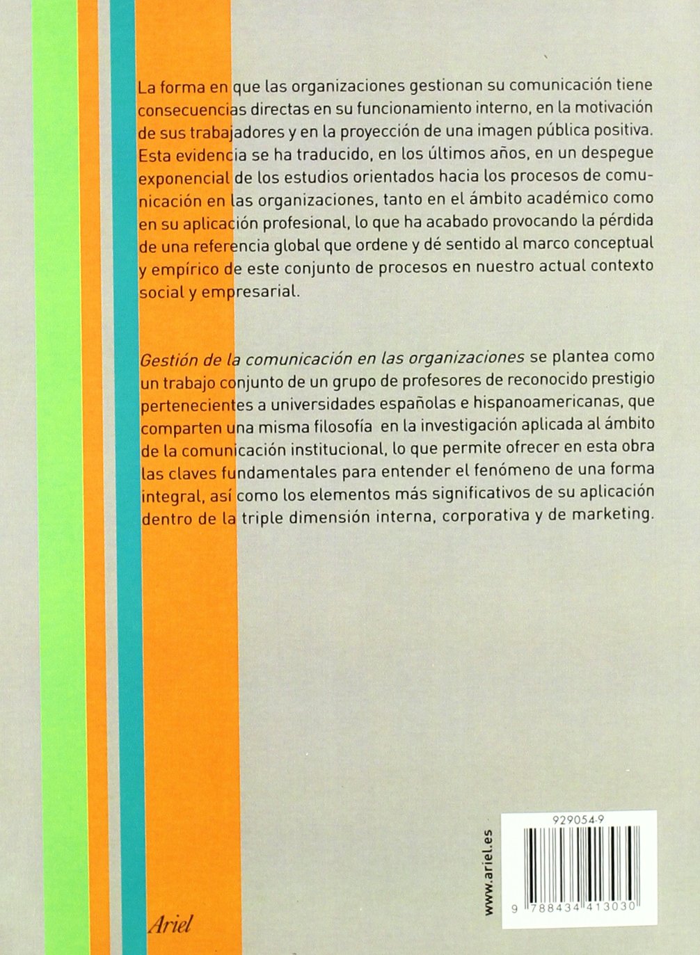 Gestión de la Comunicación en las Organizaciones: 1