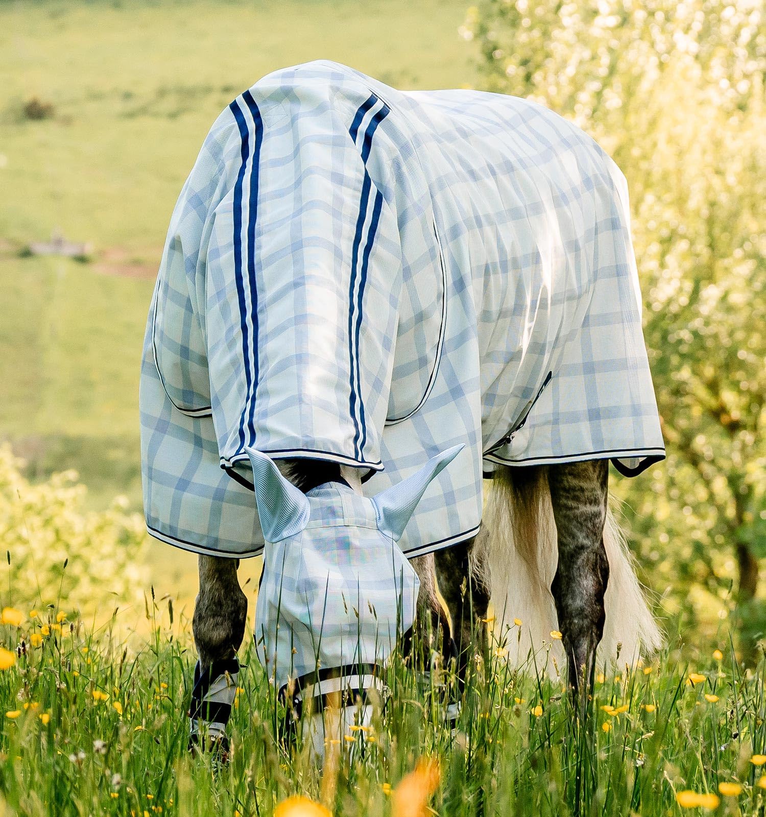 Drap anti-mouches Horseware Newmarket Pony Plus anti-UV