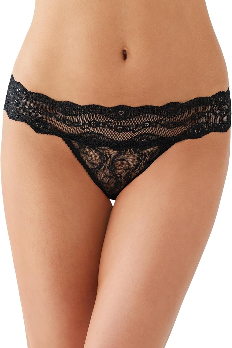 b.tempt'd de Wacoal Women's Lace Kiss Moderate Coverage Bikini Panty, 978182