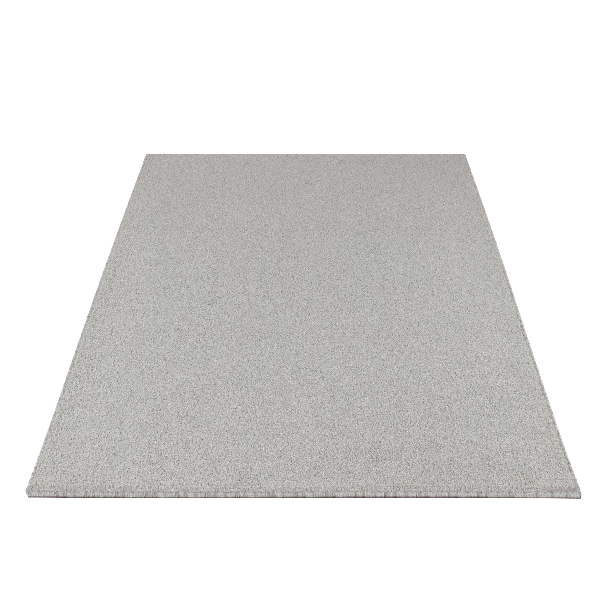 Carpetsale24 Teppich 240x340 cm Creme, Kurzflor, Einfarbig, Modern, Rechteckig, rutschfest, Pflegeleicht, XXL Bodenteppich für Wohnzimmer, Schlafzimmer, Esszimmer