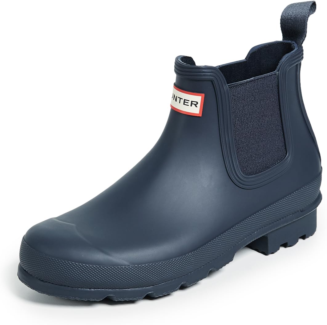 Womens Hunter Original Chelsea Rain Snow Winter Festival Wellington Boot - Midnight - 9