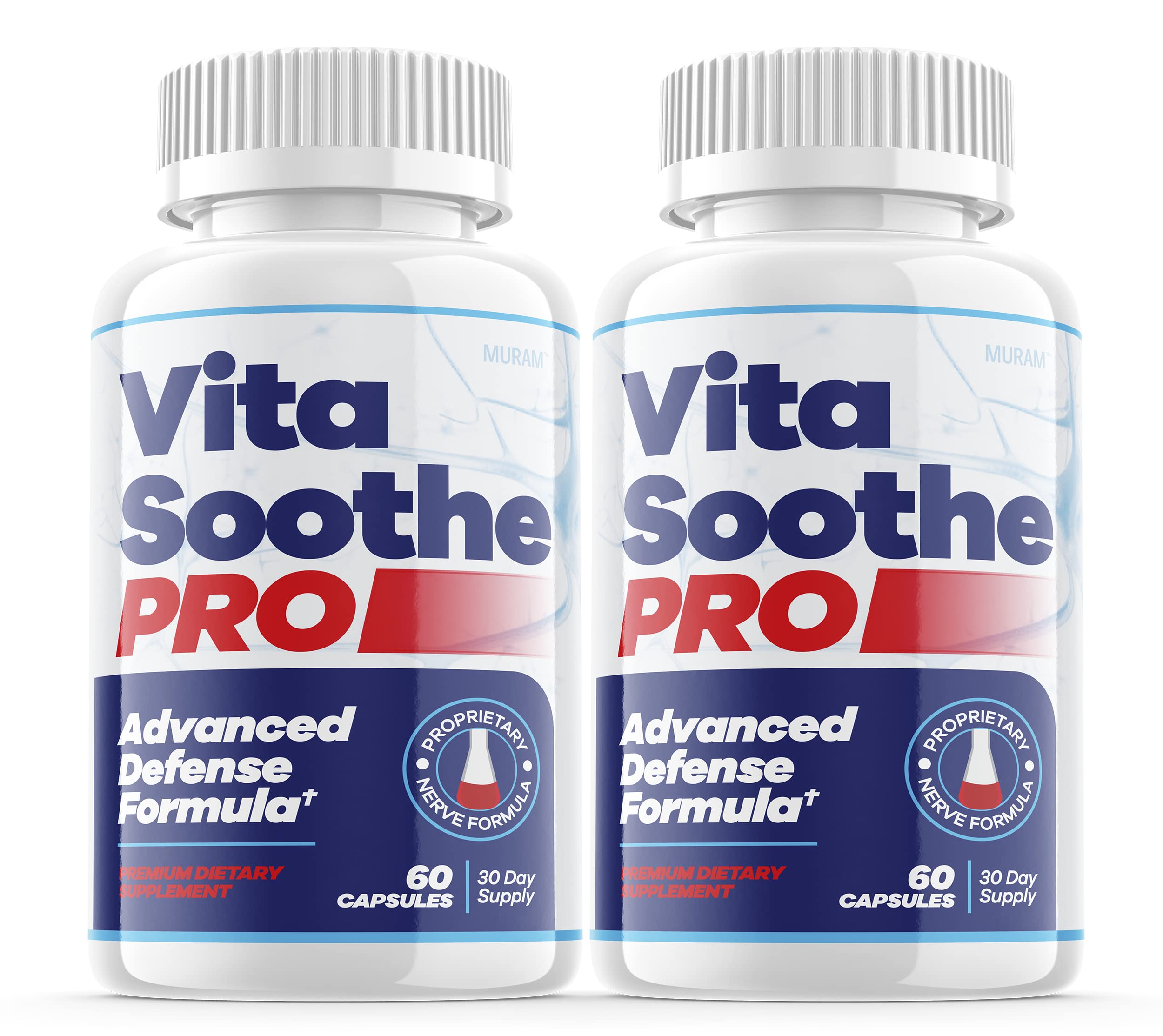 Amazon.com: (2 Pack) Vita Soothe Pro Supplement, Original Vitasoothe Pro  Formula, 2 Bottles, 60 Days Supply (120 Capsules) : Health & Household