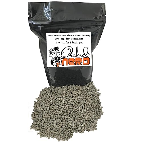 Miniatura 1 de Nutricote - Alimento para orquídeas de Orchid Nerd, 15 onzas (Orchid Ferlizer) 18-6-8 liberación lenta