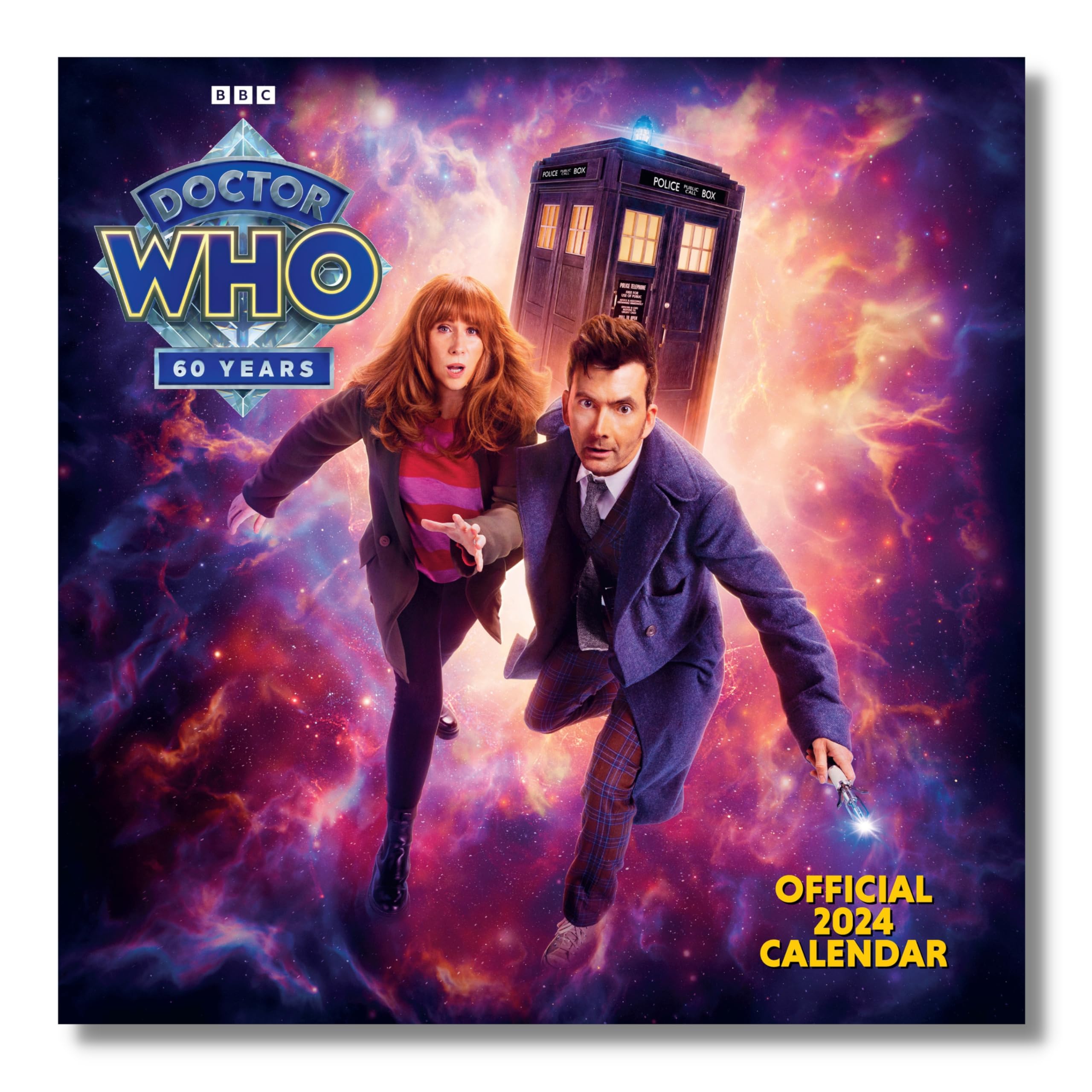 Doctor Who, The 14th Doctor 2024 Square Wall Calendar