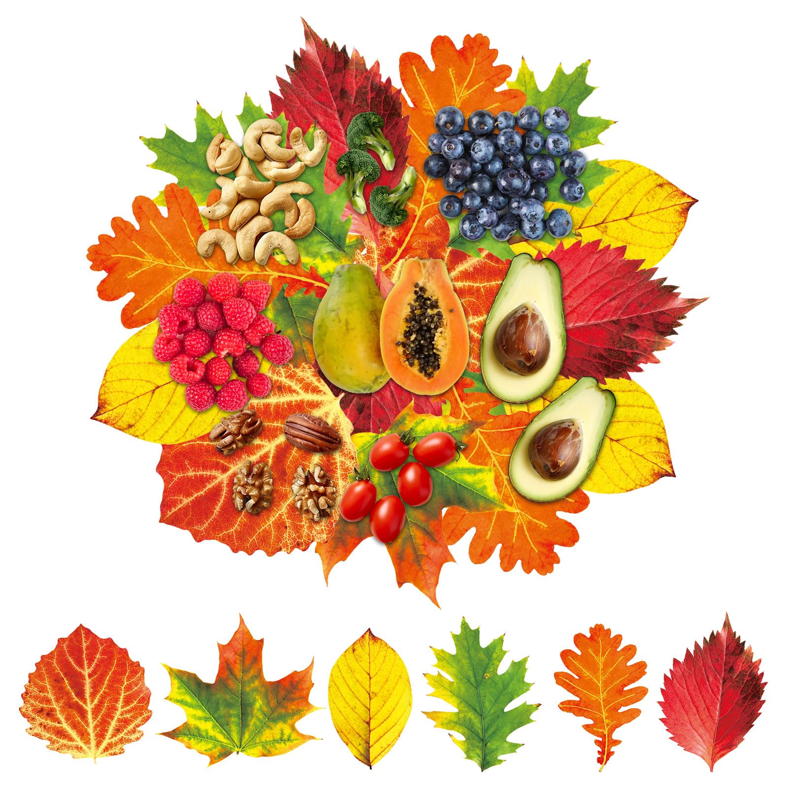 Papier sulfurisé d'automne pour sublimer le repas de Thanksgiving et buffets
