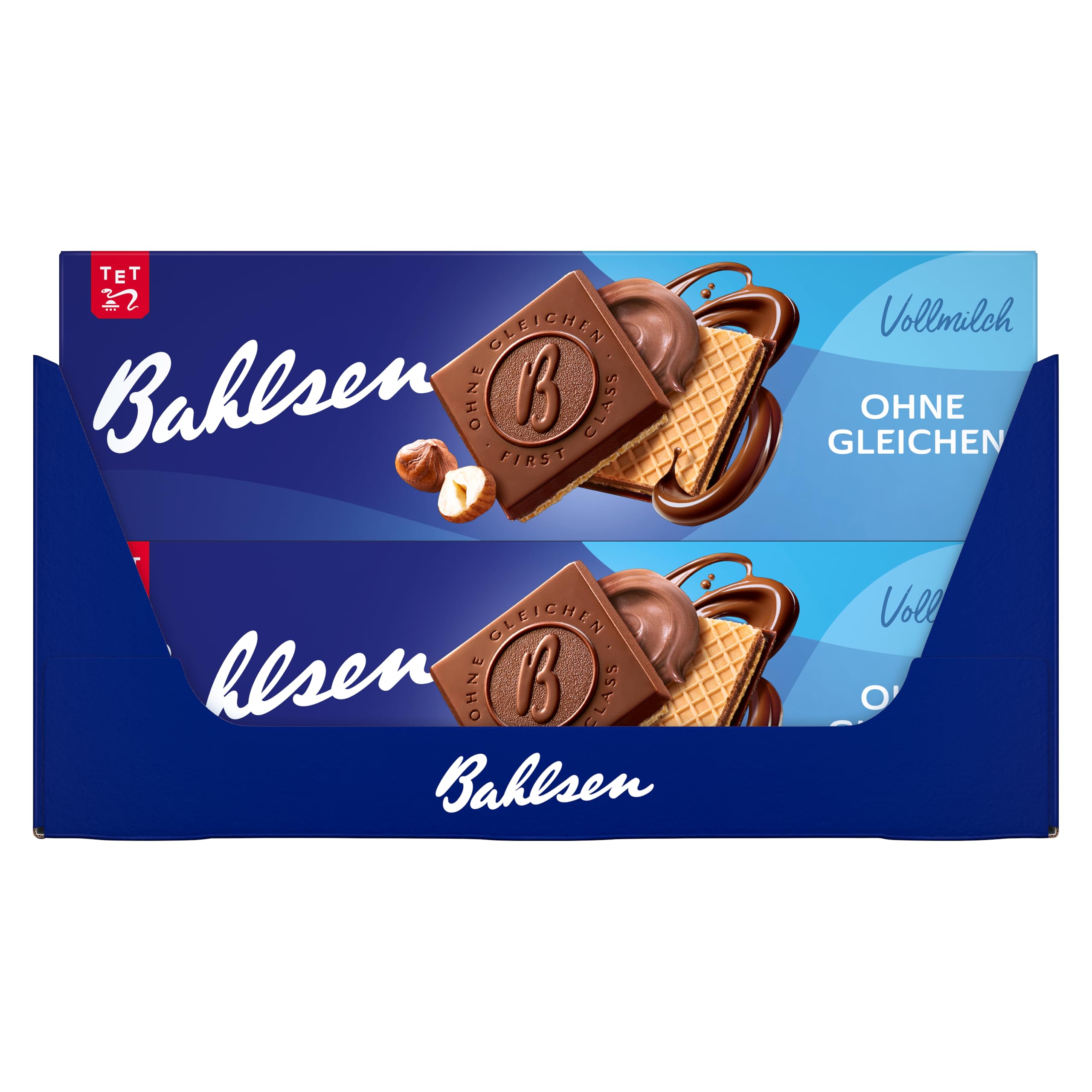 Bahlsen Ohne Gleichen Vollmilch - Schokowaffel mit Haselnusscreme, 12x125g