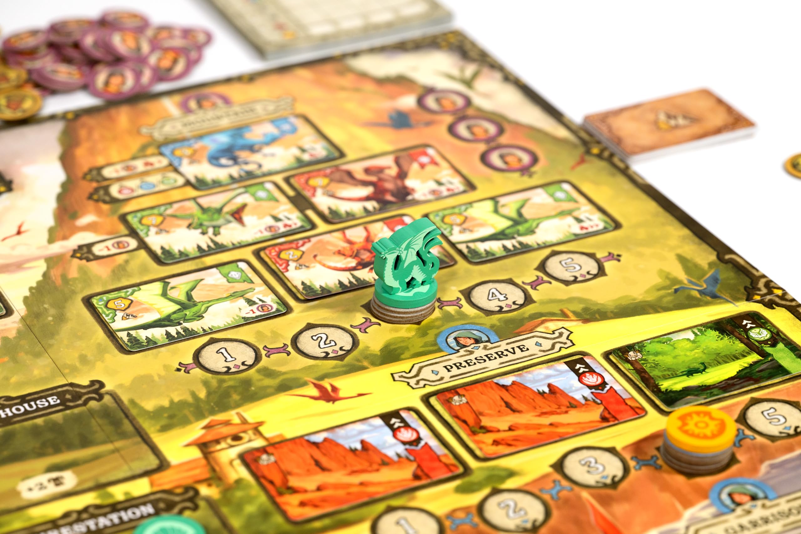 Mindclash Games Emberheart – Mittelschweres Worker Placement & Dragon Rescue Strategie-Brettspiel, 2–4 Spieler, 60–90 Minuten Spielzeit, Fantasy-Strategie-Abenteuer