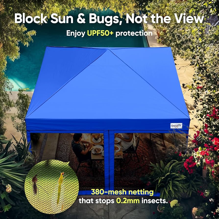 Amazon.com : Quictent 8'x8' Pop up Screened Canopy Tent with