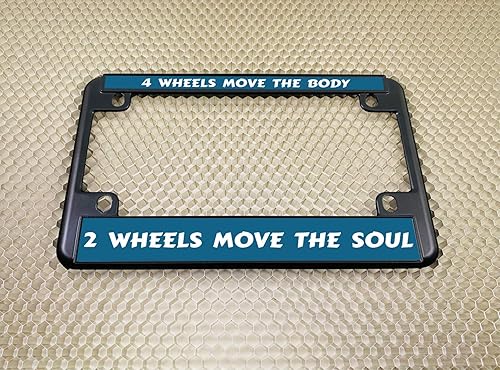 Vista 49 de Marco de matrícula personalizado de metal negro (Zinc) grabado con láser, tamaño estándar con diseño de texto personalizado, texto acero/negro