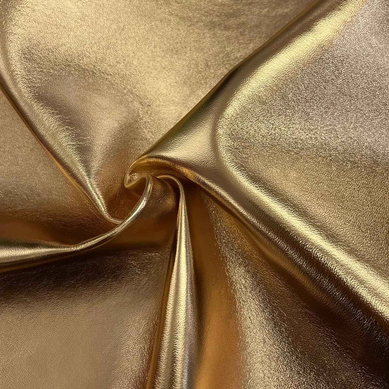 Metallic Lamb Gold 6-7 SQFT Hide