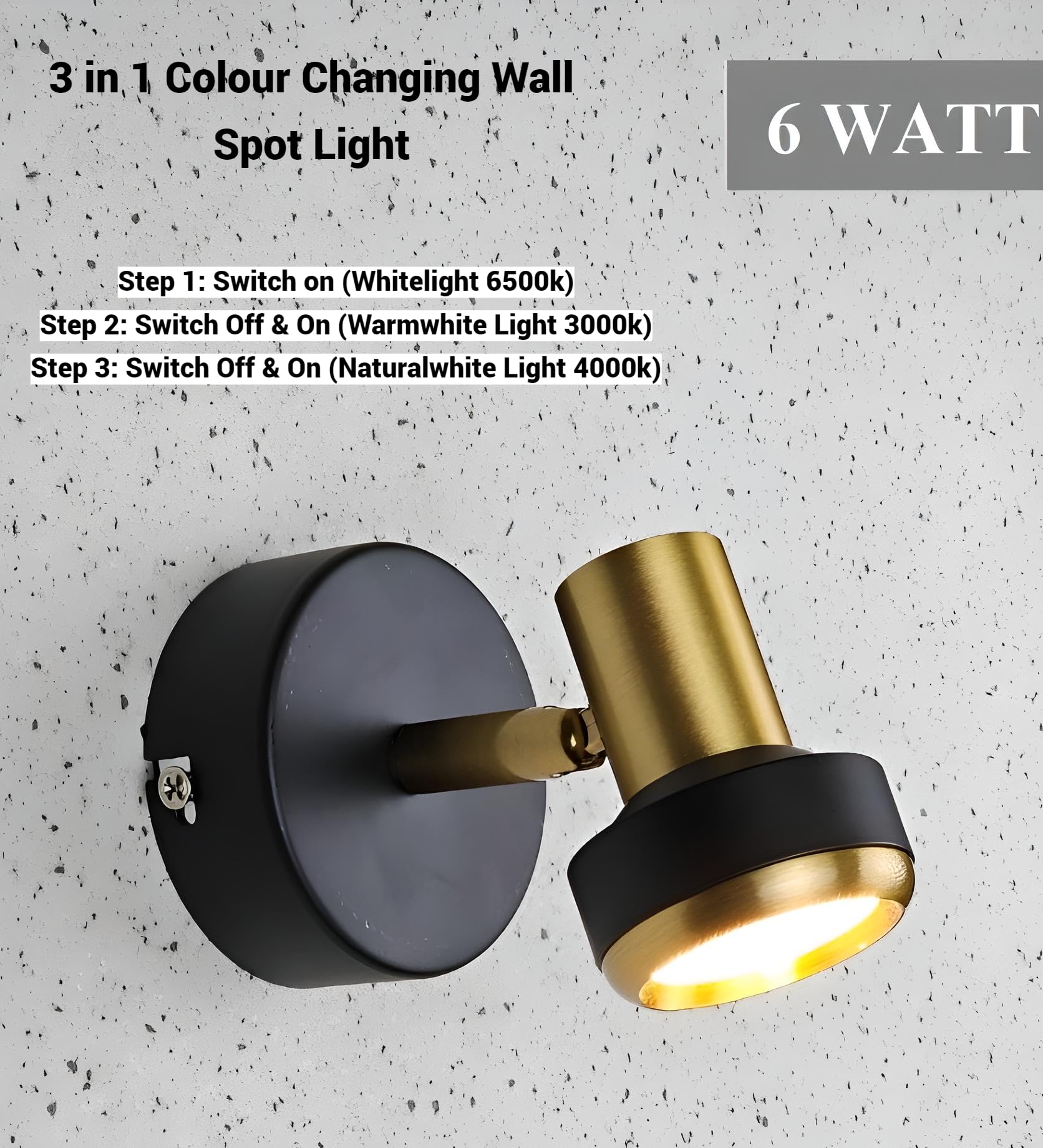 FILLISKA 3-in-1 Wall Light - Color Changing & Adjustable -3