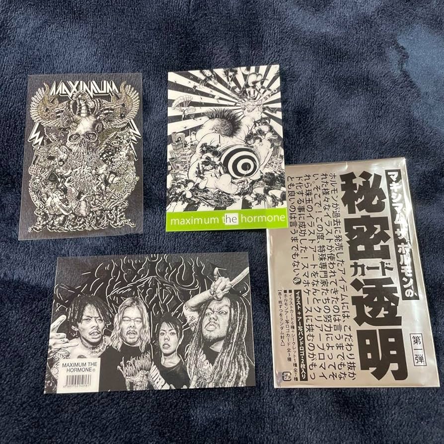 【匿名配送】マキシマム ザ ホルモン　秘密カード透明 2枚セット Amazon.co.jp: マキシマムザホルモン 秘密カード透明 : 文房具