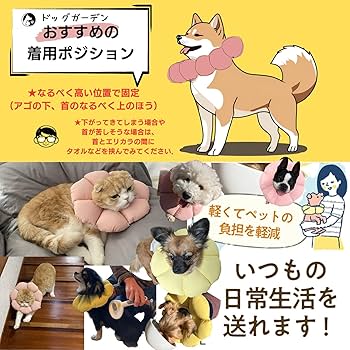 Amazon | DogGarden エリザベスカラー 猫用犬用 もちもちソフト